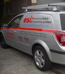ESI: Electrical Contractors van