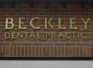 Moulded lettering - Beckley Dental Practice
